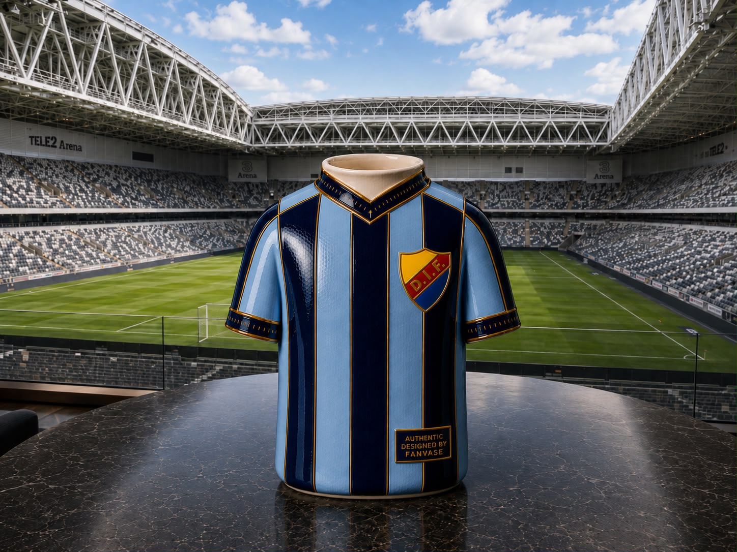 FanVase I Djurgårdens FF I Vas